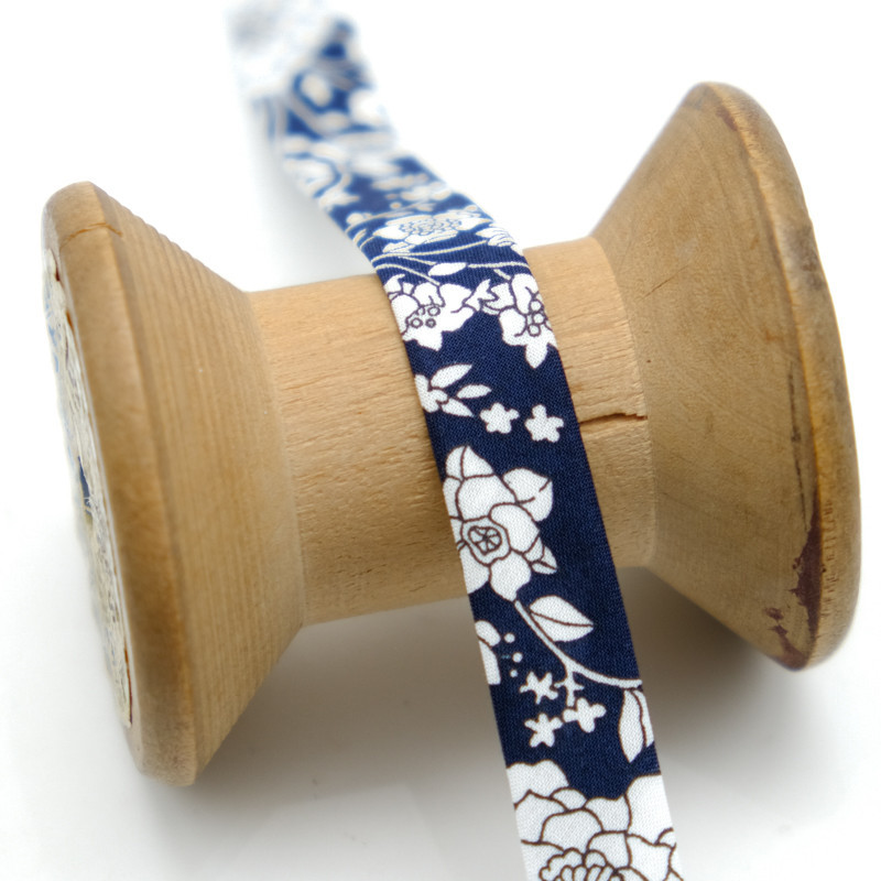 Liberty Fabrics Summer Blue Bias Tape - Maison Klem